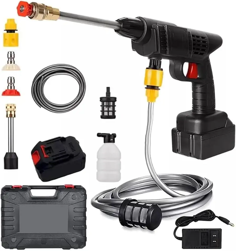 Hidrolavadora Portátil, Inalámbrica Multiuso