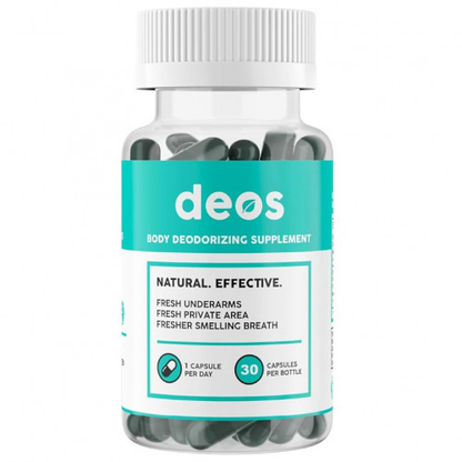 DEOS Body Deodorizing Supplement – Frescura Desde el Interior